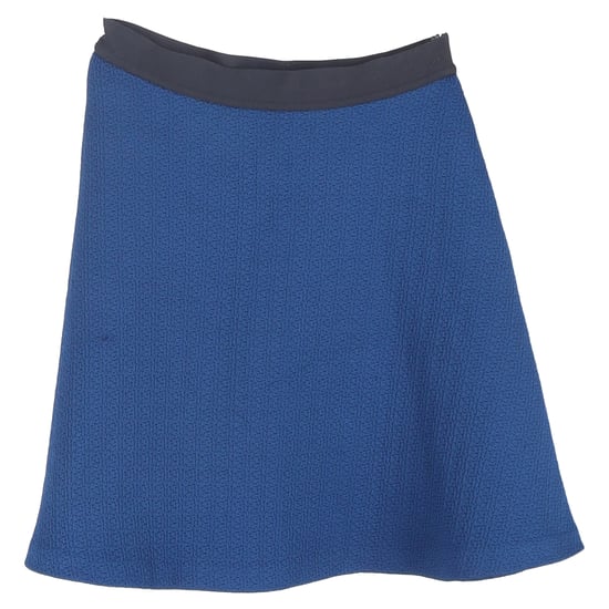 Sandro Mini-A-Linien-Rock mit Struktur in Marineblau, Polyester - Image 1