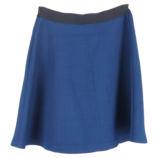 Sandro Mini-A-Linien-Rock mit Struktur in Marineblau, Polyester - Image 2