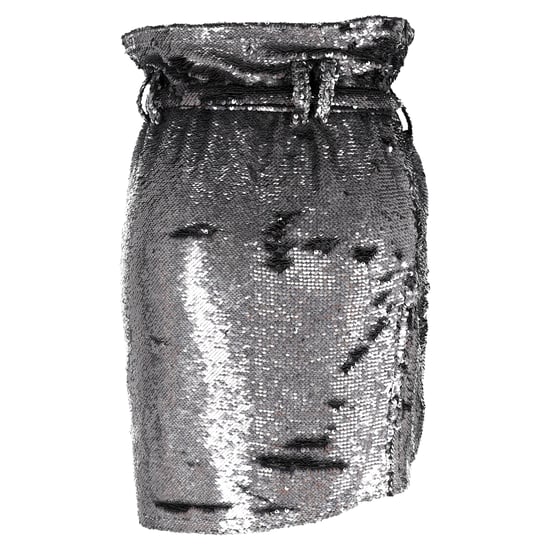 Iro Minirock mit silbernen Pailletten - Silber - Image 3