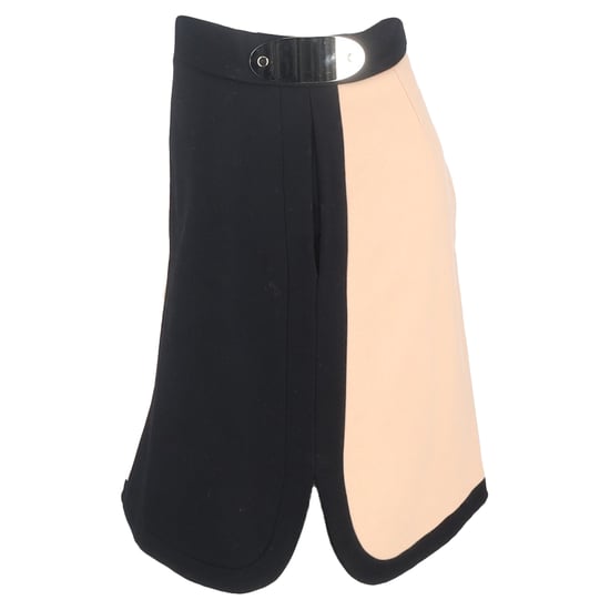 Missoni Minirock mit Farbblockmuster aus schwarzer und hautfarbener Wolle - Image 2