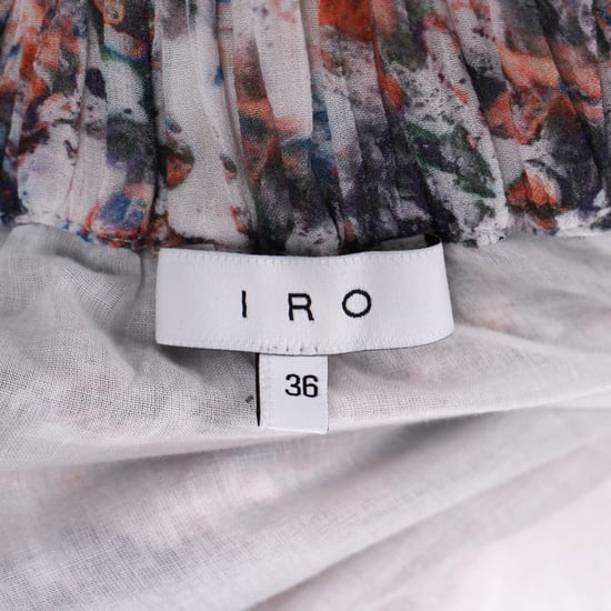 Iro Megan Minirock mit Rüschen und Print aus Viskose - Mehrfarbig - Image 4