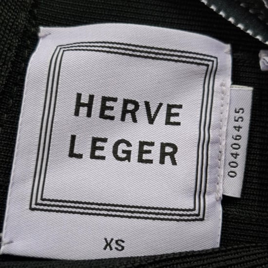 Hervé Léger Pre-owned Stufenminirock aus Rayon - Schwarz - Image 3