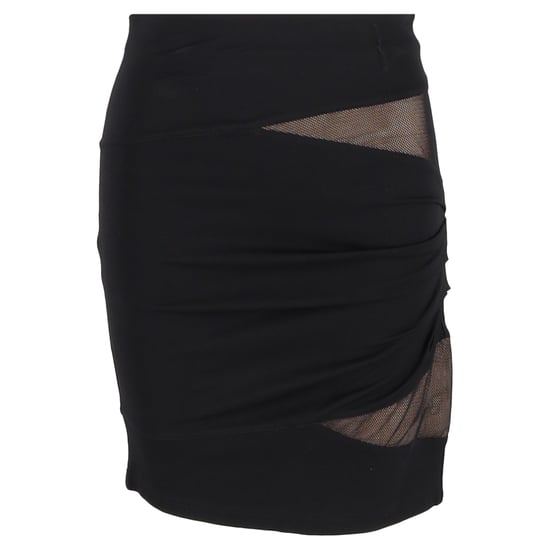 Alexander Wang Minirock mit Mesh-Akzenten aus schwarzem Viskose - Image 1