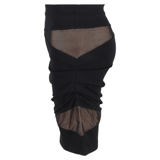 Alexander Wang Minirock mit Mesh-Akzenten aus schwarzem Viskose - Image 2