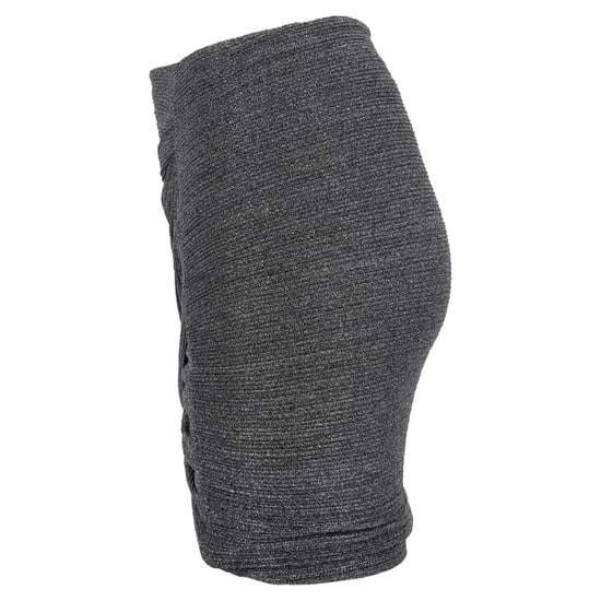 Iro Brendal Drapierter Metallic-Strick-Minirock aus silbernem Polyester - Image 2