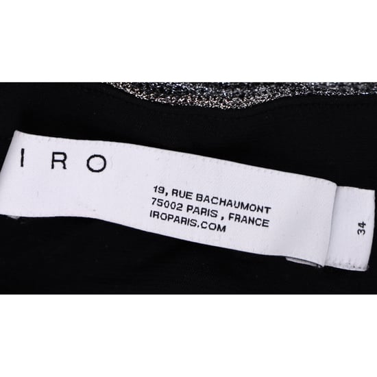 Iro Brendal Drapierter Metallic-Strick-Minirock aus silbernem Polyester - Image 4