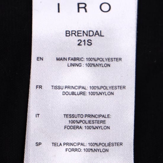 Iro Brendal Drapierter Metallic-Strick-Minirock aus silbernem Polyester - Image 5