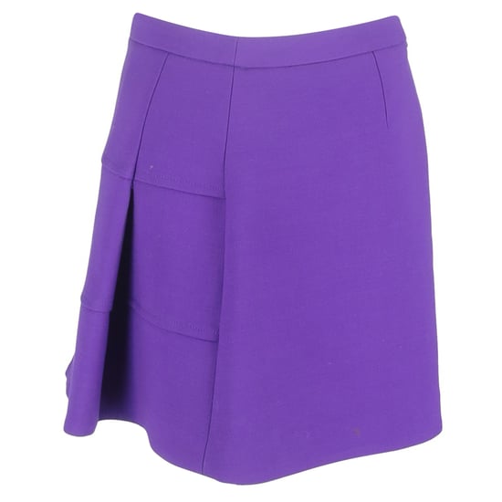 Victoria Beckham Midirock aus lila Wolle - Image 3