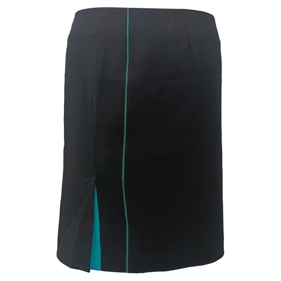 Balenciaga Minirock mit Schlitzdetail aus schwarzer Viskose - Image 1