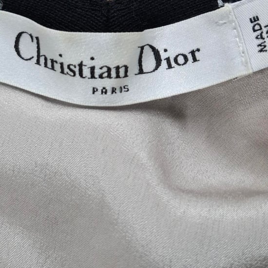 Christian Dior Asymmetrisches Spitzenkleid aus schwarzem Polyester - Image 3