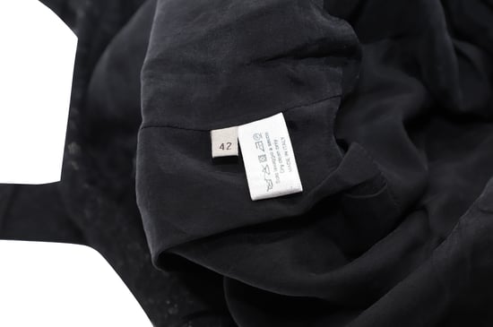 Schwarzes, tailliertes Etuikleid von Bottega Veneta aus Viskose - Image 4