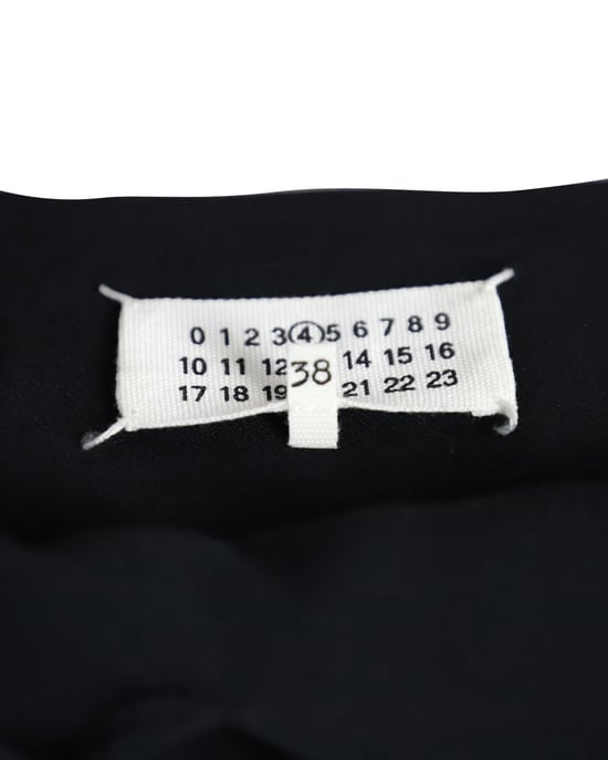 Ärmelloses V-Ausschnitt-Kleid von Maison Margiela aus schwarzem Acetat - Image 5