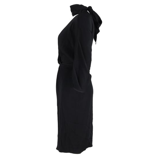 Diane Von Furstenberg Pre-owned V-Ausschnitt knielanges Kleid aus Acetat - Schwarz - Image 2