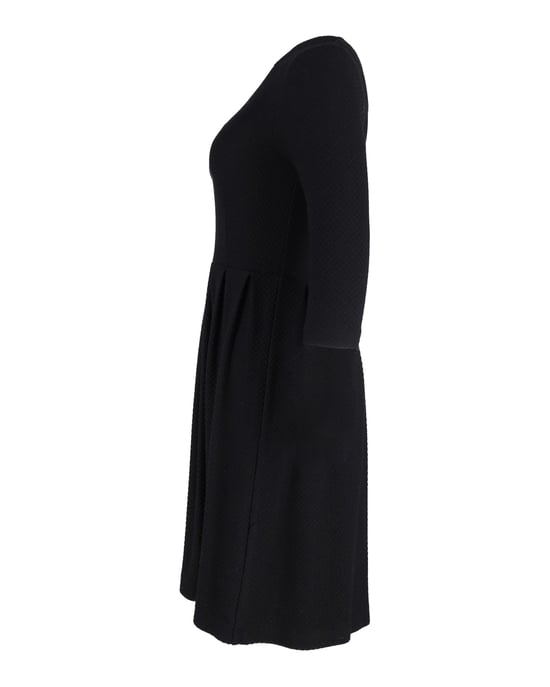 Ganni Faltenrockkleid aus schwarzer Baumwolle - Image 2