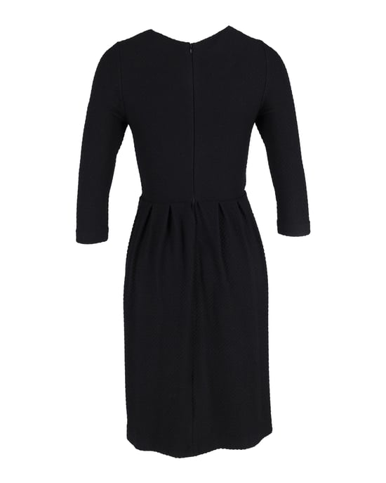 Ganni Faltenrockkleid aus schwarzer Baumwolle - Image 3