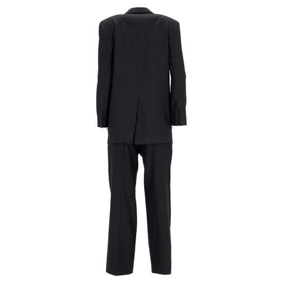 Blazer und Hose von Celine aus schwarzer Wolle - Image 3
