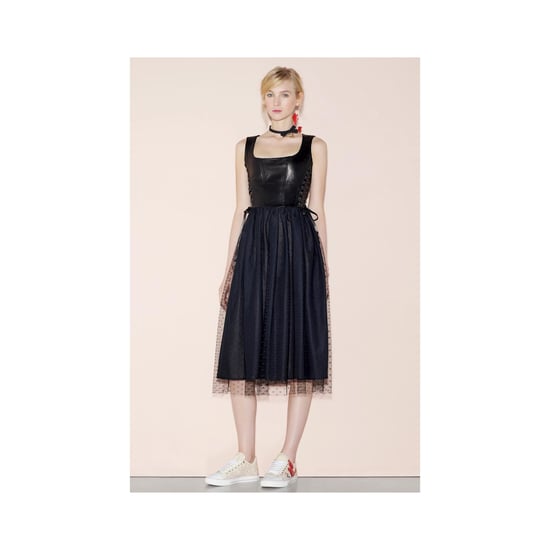 Red Valentino – Lederkorsett und Tüllkleid – 10er - Image 2