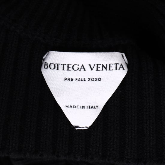 Bottega Veneta knielanges Strickkleid mit Cut-Outs aus schwarzer Wolle - Image 4