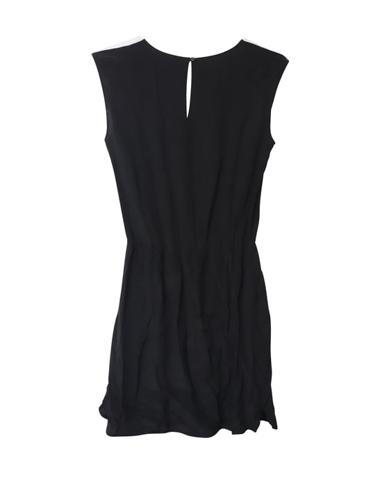 Sandro Paris Spitzenkleid aus schwarzer Seide - Image 3
