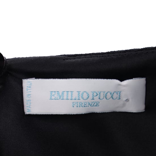 Emilio Pucci Frenze Perlenkleid aus schwarzem Polyester - Image 4