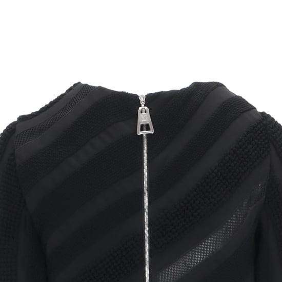 Schwarzes Kleid von Louis Vuitton mit strukturierten Details – 10er - Image 5