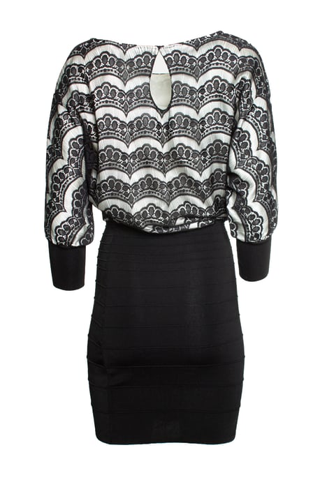 Gucci, schwarzes Spitzenkleid - Image 3