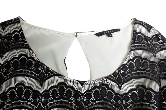 Gucci, schwarzes Spitzenkleid - Image 5