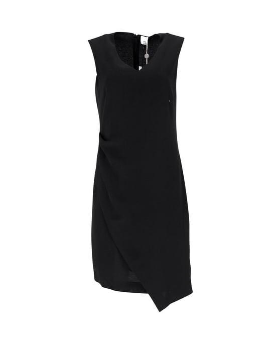 Ärmelloses Etuikleid von Iris & Ink aus schwarzem Polyester - Image 1