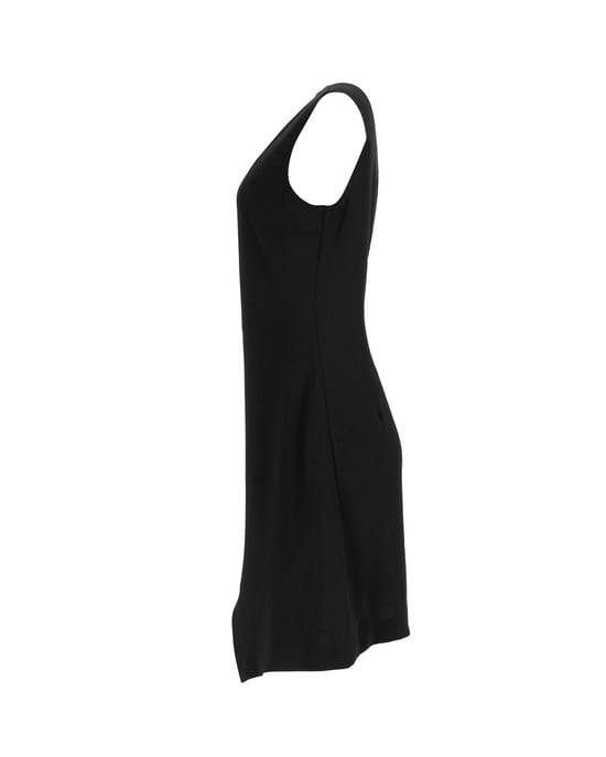 Ärmelloses Etuikleid von Iris & Ink aus schwarzem Polyester - Image 3