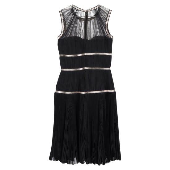 Alexander McQueen knielanges Kleid aus schwarzem Polyamid - Image 2