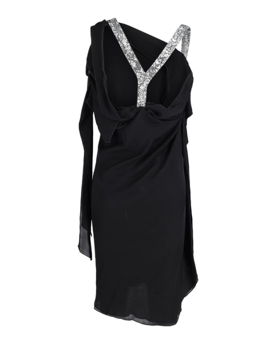 Roland Mouret Asymmetrisches Kleid aus Seide - Schwarz - Image 3