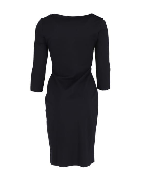 Diane von Furstenberg Razel Kleid mit Twist-Detail vorne aus schwarzer Viskose - Image 2