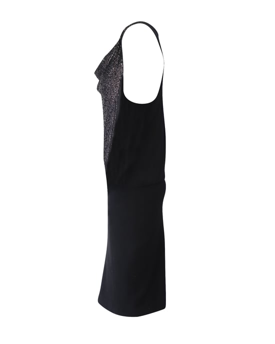 Tory Burch Racerback-Kleid aus schwarzem Pailletten-Polyester - Image 3