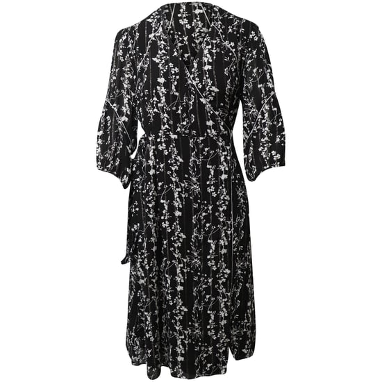 Ba&Sh Waist-tie Kleid mit silberner Zierblende und Blumenmuster aus Viskose - Schwarz - Image 1