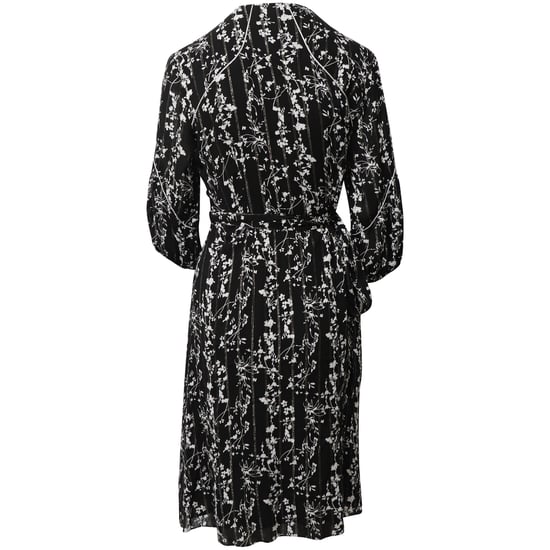 Ba&Sh Waist-tie Kleid mit silberner Zierblende und Blumenmuster aus Viskose - Schwarz - Image 2