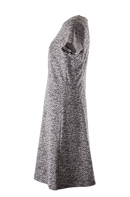 Michael Kors Strickkleid aus schwarzer und weißer Viskose - Image 2