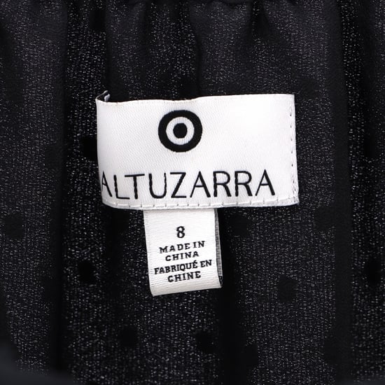 Altuzarra Pre-owned x Target Swiss Dot Maxikleid mit langen Ärmeln aus Polyester - Schwarz - Image 4