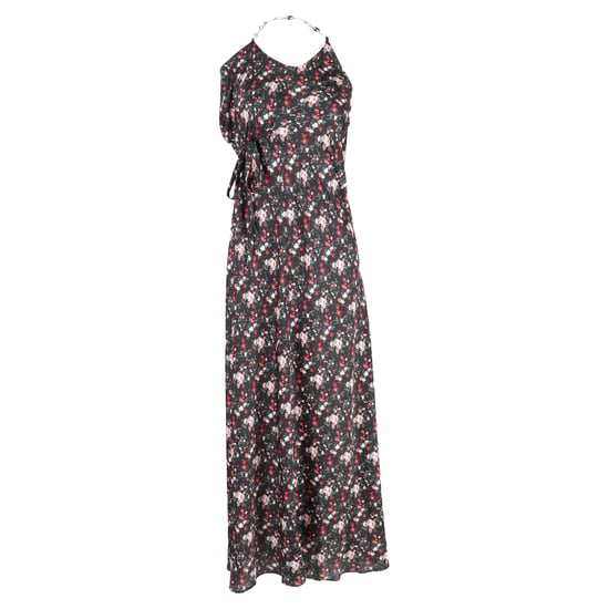 Paco Rabanne Maxikleid mit Blumenmuster und Kettengliedern aus mehrfarbigem Polyester - Image 1