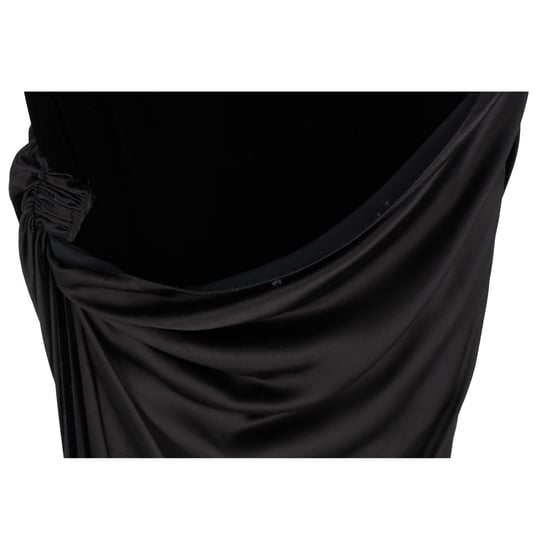 Valentino Garavani One-Shoulder-Maxikleid mit Cut-out aus schwarzer Seide - Image 5