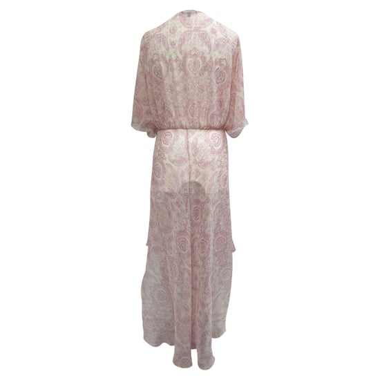 Maje Rifal Maxikleid mit Paisley-Print aus rosa Polyester - Image 2