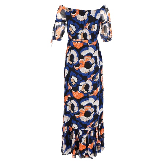 Diane von Furstenberg Ashley schulterfreies, gegürtetes Kleid aus mehrfarbiger Viskose - Image 3