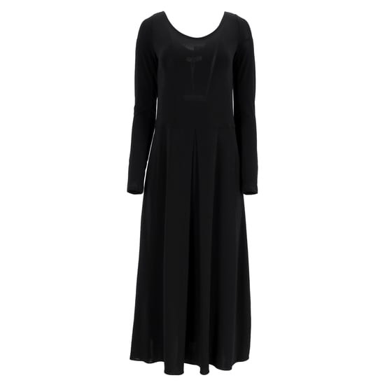 Max Mara Freizeitkleid aus Jersey mit Falten in Schwarz und Viskose - Image 1