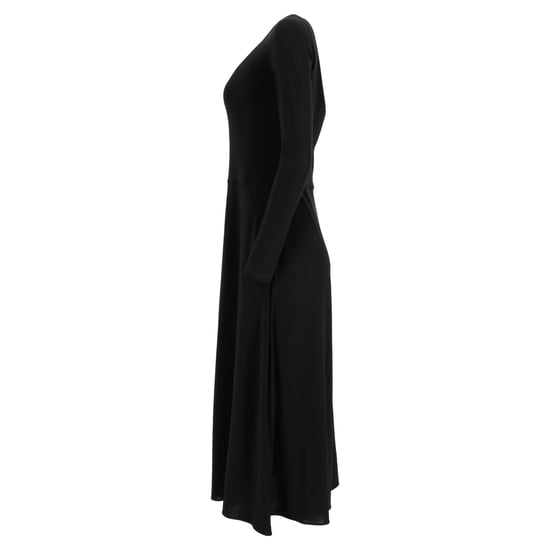 Max Mara Freizeitkleid aus Jersey mit Falten in Schwarz und Viskose - Image 2