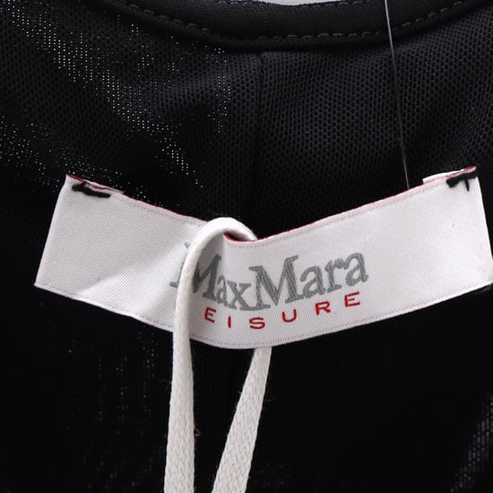 Max Mara Freizeitkleid aus Jersey mit Falten in Schwarz und Viskose - Image 4