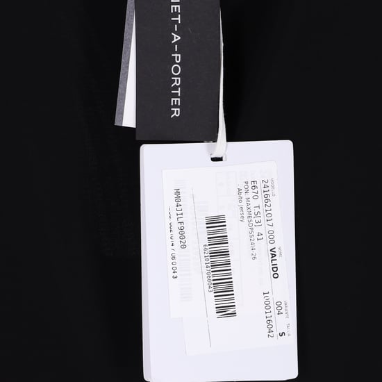 Max Mara Freizeitkleid aus Jersey mit Falten in Schwarz und Viskose - Image 5