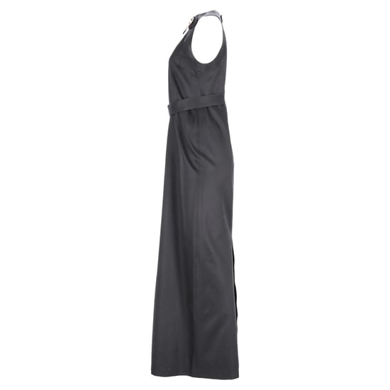 Emilio Pucci – Verziertes Neckholder-Maxikleid aus schwarzer Seide - Image 2