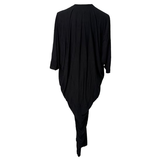 Rick Owens Concordians Kite Maxikleid aus schwarzer Viskose - Image 4