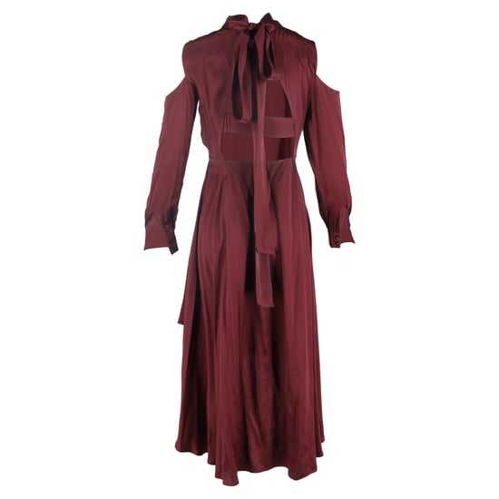 Diane Von Furstenberg Pre-owned Cabernet Midikleid aus Seide - Bordeaux - Image 3