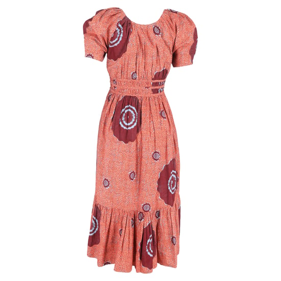 Ulla Johnson bedrucktes Midikleid mit Puffärmeln aus mehrfarbiger Baumwolle - Image 3