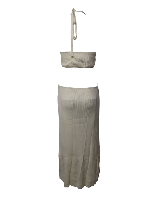 Cult Gaia Cameron Strickkleid mit Cut-outs in Creme-Baumwolle - Image 3